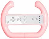 GreyMobiles Pink SPORTS Steering Wheel Attachment For Nintendo Wii Remote