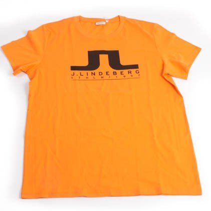 Lindeberg Herrenshirt Colby grain orange