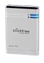 Clickfree Automatic Backup 160 GB Portable External Hard Drive HD801 (Metallic Silver)