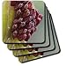 True bug eggs on wild flower.They always lay eggs on floating plant parts,like leaves or this flower - Set Of 8 Coasters - Soft