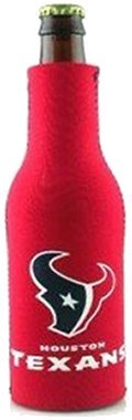 Houston Texans Neoprene Bottle Koozie | NFL Bottle Suit with Zipper
