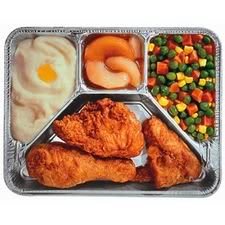 TV Dinner Die-Cut Photographic Magnet