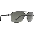VonZipper Metal Stache Men's Fashion Sunglasses/Eyewear - Black Satin/Grey