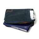 Samsung N120-12GBK 10.1-Inch Black Netbook - 6 Cell Battery Faux Suede Protective Sleeve with Shoulder Strap and Pocket - Blue Asphalt