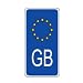 Great Britian Euroband Sidebar Decal - Bumper Sticker Great Britian Euroband Sidebar Decal - Bumper Sticker