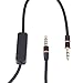 Saytay AUX Cable with Mic – 4 Feet (1.2 Meters) - Black