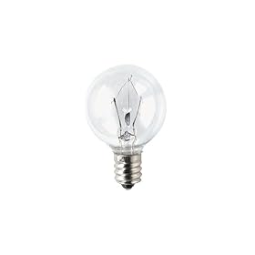 Bulbrite KR40G11CL 40W Krystal Touch G11 Globe Chandelier Bulb, Candelabra Base