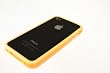 iPhone 4 TPU Frame Bumper Skin with Mini 1.5" Silicon Mini Movie Stand and Screen Protector - Orange (THIS IS FOR GSM, AT & T black iPhone 4 ONLY, NOT COMPATIBLE WITH VERIZON CDMA white iphone)