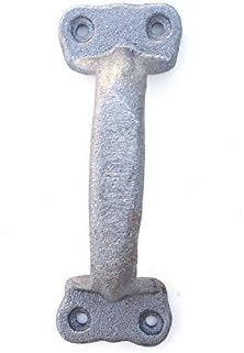 1 Small Cast Iron Rustic Handle Drawer Pull for Gate Barn Door or Wooden Cooler Just Over 5.5" Long
