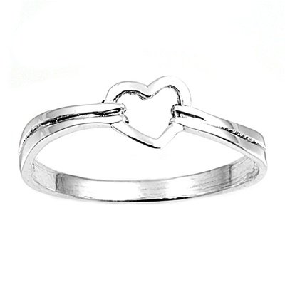 Sterling Silver Ring - Heart