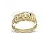 Genuine 10 KT Yellow Gold Diamond Cut Band 10K Ring Size 7.5