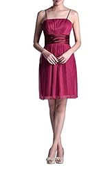 Sleeveless Spaghetti Strap Bateau Neck Chiffon  Dress