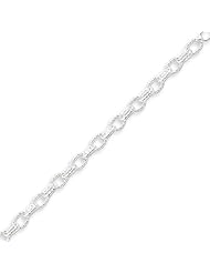 Sterling Silver 3.5mm Fancy Rolo Chain - 24 Inch