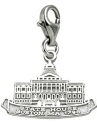 Rembrandt Charms Boston, State House Charm with Lobster Clasp