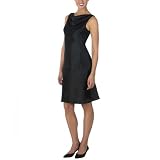 Isaac Mizrahi for Target Special Edition Short Silk Cowl-Neck Dress - Ebony