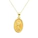 10k Yellow Gold Guardian Angel with Prayer Pendant