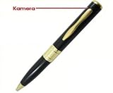 Spy HD SpyCam * Kugelschreiber in GOLD mit integrierter Kamera * Pen * 1280x960 pixel Video * DVR DV * Spionage * Kamera * camcorder * Stift Spion * Webcam Funktion möglich * auch Windows 7 und MAC kompatibel * NEU inkl. USB Kabel und CD * für Micro SD Karten bis 8GB