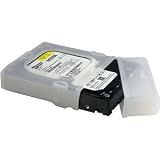 StarTech 3.5in Silicone Hard Drive Protector Sleeve with Connector Cap. 3.5IN SHOCK ABSORBING SILICON HARD DRIVE JACKET COVER DR-CAS. Silicone - Clear