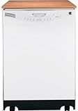 GE GLC4100N Convertible/ Portable Dishwasher with 4 Wash Cycles, Electronic ....