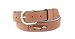 Zep-Pro Men's Tan Leather Embroidered Redfish Belt