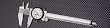 Starrett 120A-6 0-6 Dial .0010 White Face Caliper .100