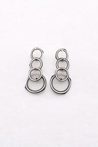 Earrings: Four Piece Carved Drop