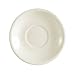 CAC China REC-2 Rolled Edge 6-Inch Stoneware Saucer, American White, Box of 36