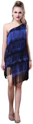 Latin Dance Sexy Ball Gowns for Women Skirts LC1278 Blue US XS