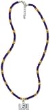 LSU Tigers Women's Wood Bead Necklace