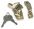 Battalion 1HFL8 Window Sash Lock, Brass, 2 1/2 In L