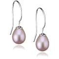 Valero Pearls Valero Classics Damen-Ohrh�nger 925 Sterlingsilber S��wasser-Zuchtperlen flieder ca. 8,5-9,0 mm  354022