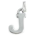 Sterling Silver "J" Charm