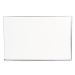 Cheap Dry-Erase Board, Melamine, 36 x 24, White, Satin-Finished Aluminum Frame Onsale