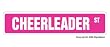 CHEERLEADER Street Sign cheerleading dance dancer gift