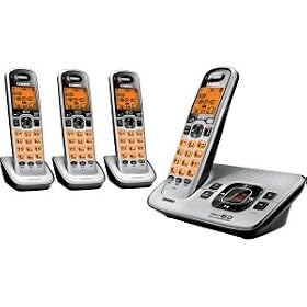 Uniden D1680-4 Standard Phone - DECT. DECT 6.0 CID ITAD ANSWERING SYSTEM & 4 HANDSETS C-PHON. 1 x Phone Line - 4 x... by