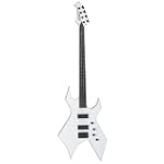 B.c. Rich Paolo Gregoletto Signature Warlock Electric Bass Guitar, White