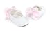 Mud Pie Baby Classic Keepsakes Pearl Strap White Ballet Slippers