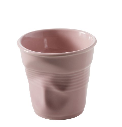 Revol 638121 Froisses Cappuccino Crumple Tumbler, Light Pink