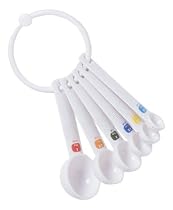 TALA PLASTIC MEASURING SPOONS  SET 6 0/12