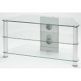 Glass Medium Corner TV Stand for LCD / Plasma's