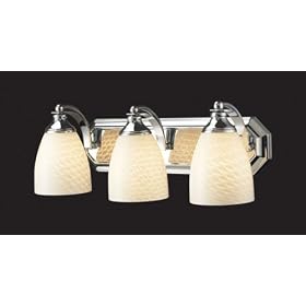 Elk Lighting Vanity Collection 3 Light Bathroom Light With A Polished Chrome Finish... by Elk