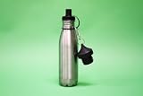 Stainless Steel Sports Bottle with 2 Changeable Bottle Top Stainless Steel Drinking Water Bottle