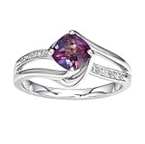 Created Alexandrite Ring - Platina 4 Ring