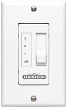 Fanimation C1WH 3-Fan Speed Slide Wall