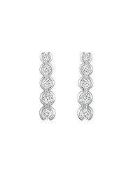 Diamond Journey Earrings 14K White Gold - 2.00 CT Diamonds