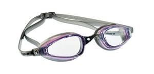 Aqua Sphere Women's K-180 Clear Lens Goggles (Pink/Trans)