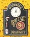 Guinness Bottled Draught Wall Sign with Clock