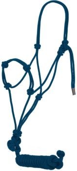 Knotted Rope Training Halter Navy