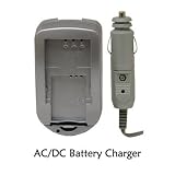Two(2) Spare Batteries + Charger For The Canon DC230, DC220, DC210, DC100, DC50, DC40, DC22, DC20, DC10 DVD Camcorders