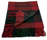 Johnstons of Elgin Lindsay Tartan Cashmere Throw